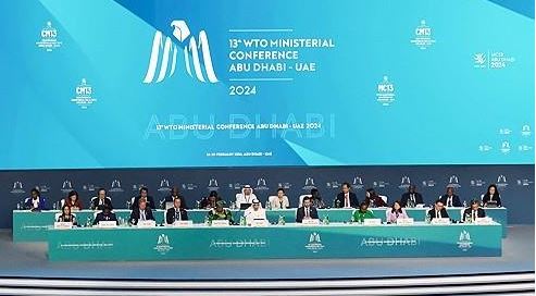 아랍에미리트 아부다비에서 열린 WTO 각료회의[ 자료사진]